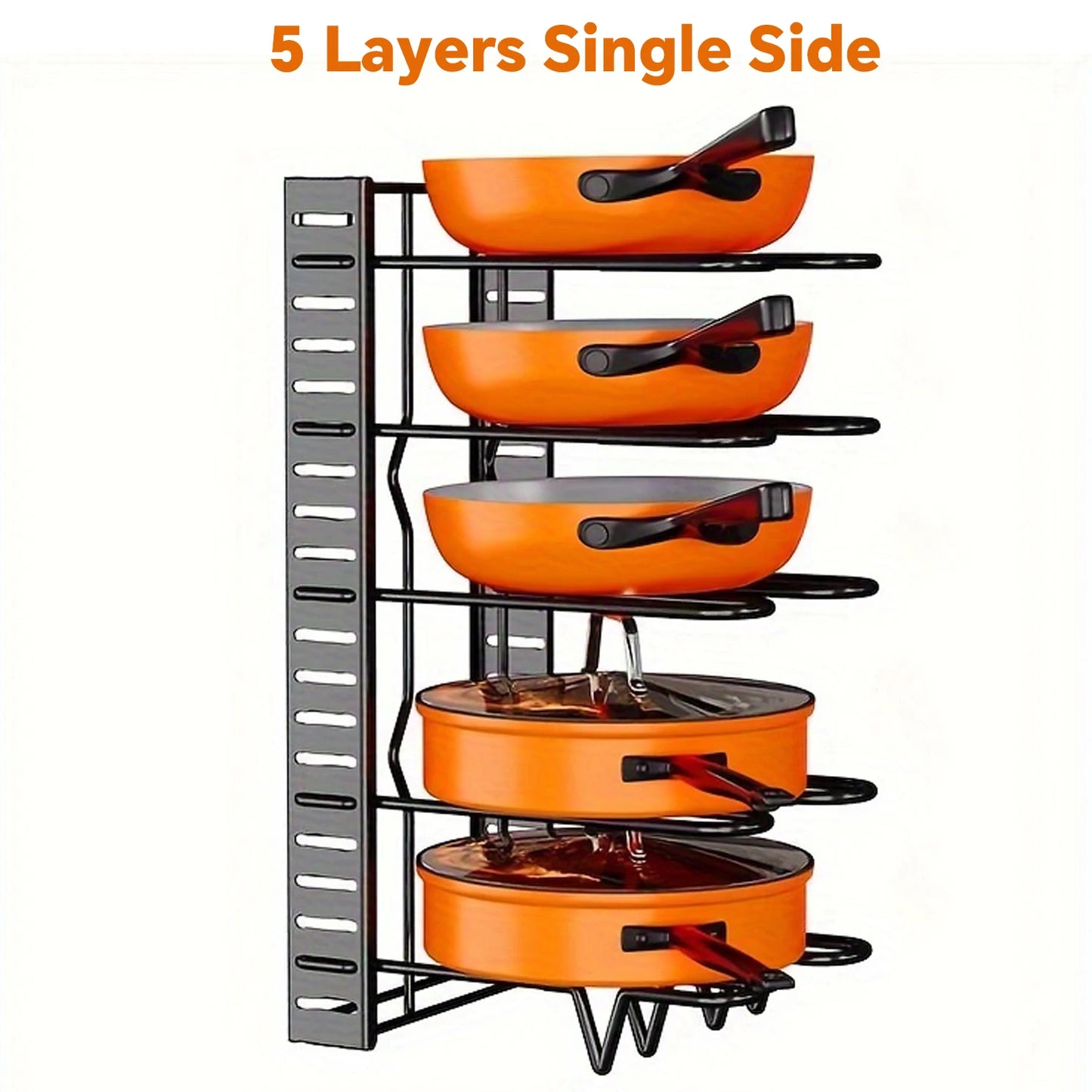 Durable Metal Pot Rack Organizer