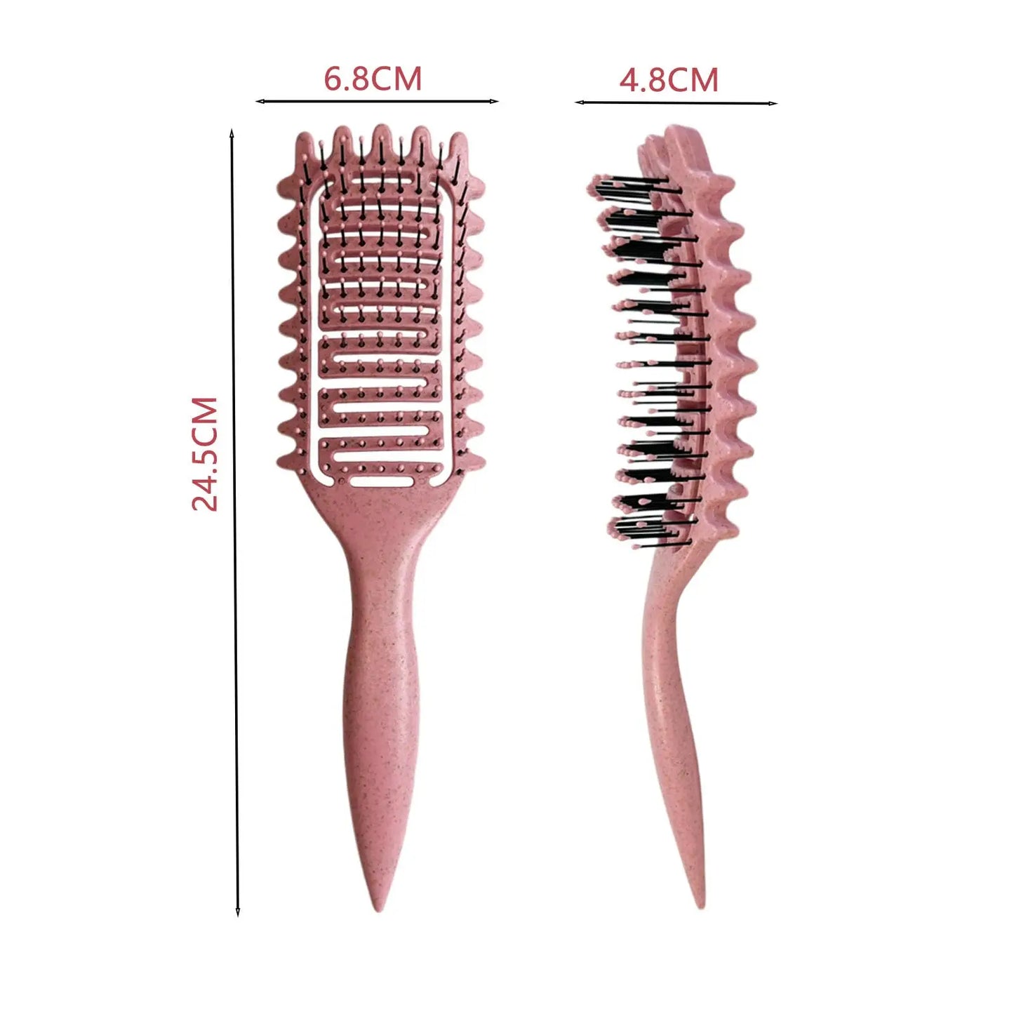 Curly Hair Brush Hollow Out