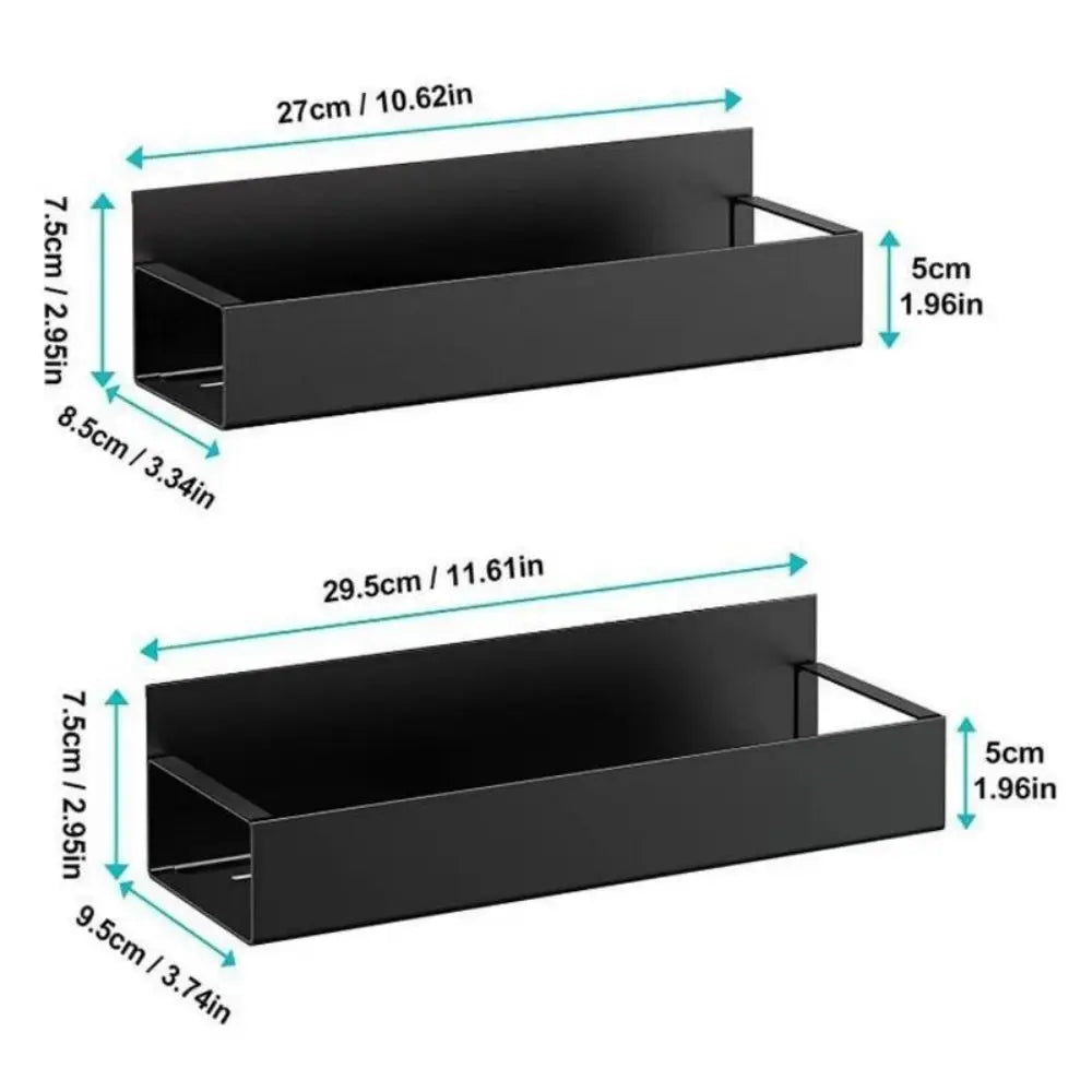 2pcs Magnetic Storage Shelf