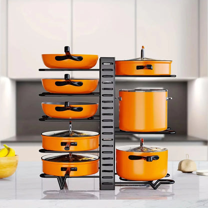 Durable Metal Pot Rack Organizer